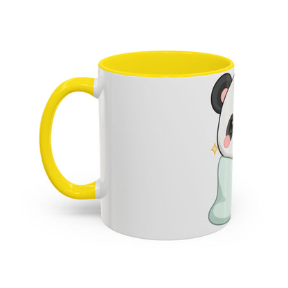 Kawaii Panda Accent Coffee Mug for Cozy Moments