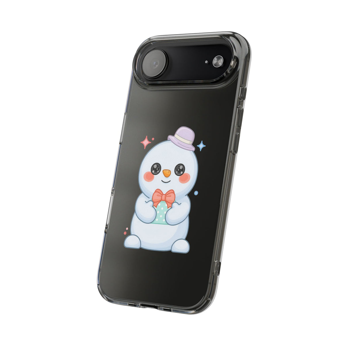 Kawaii Snowman Phone Case for Cheerful Winter Days
