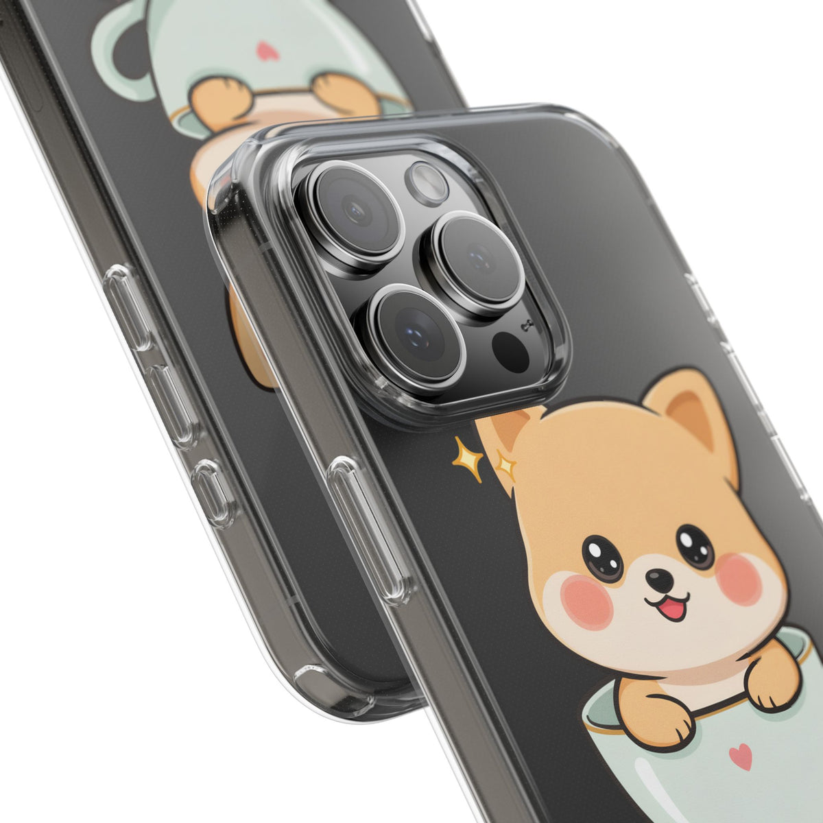Kawaii Shiba Inu Phone Case – Cute Puppy in a Teacup