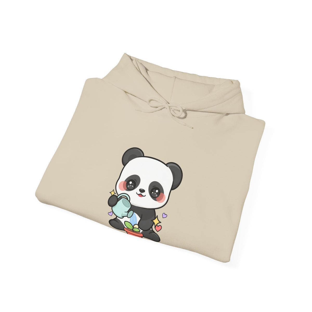 Kawaii Panda Hoodie, Cute Plant Lover Gift