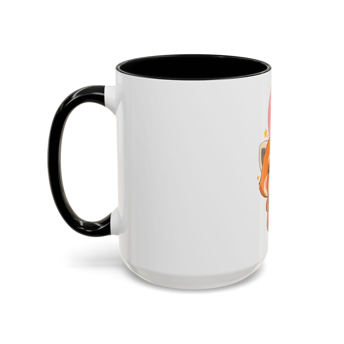 Kawaii Red Panda Accent Coffee Mug for Cute Animal Fans