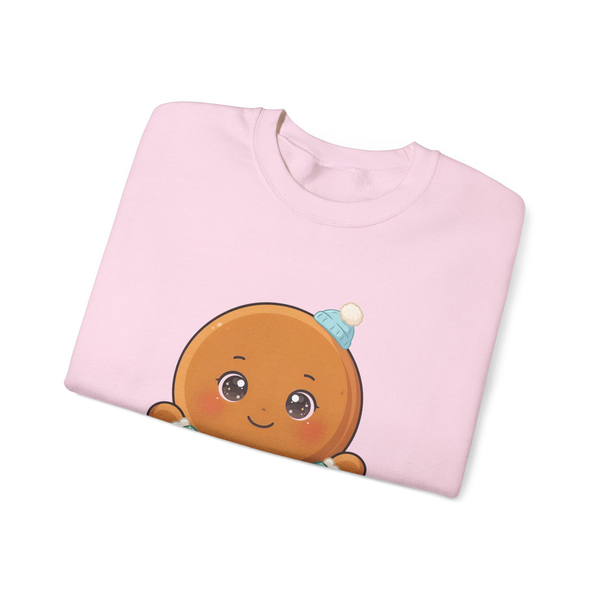 Kawaii Gingerbread Sweatshirt, Cute Christmas Crewneck