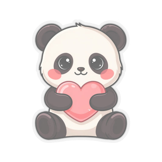Kawaii Panda Sticker, Sweet Valentine Gift