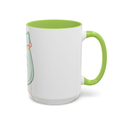 Christmas Snowman Accent Coffee Mug, Cute Holiday Gift