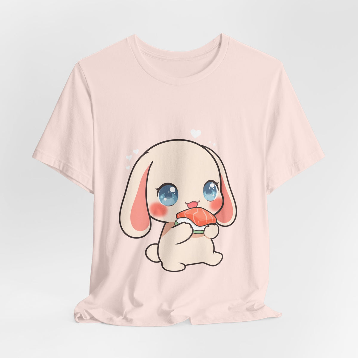 Kawaii Sushi Bunny T-Shirt for Cute Foodie Fans