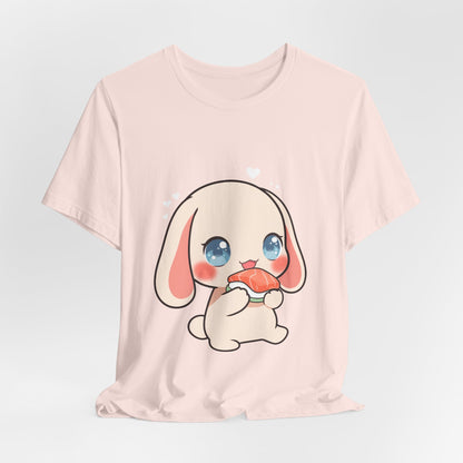 Kawaii Sushi Bunny T-Shirt for Cute Foodie Fans