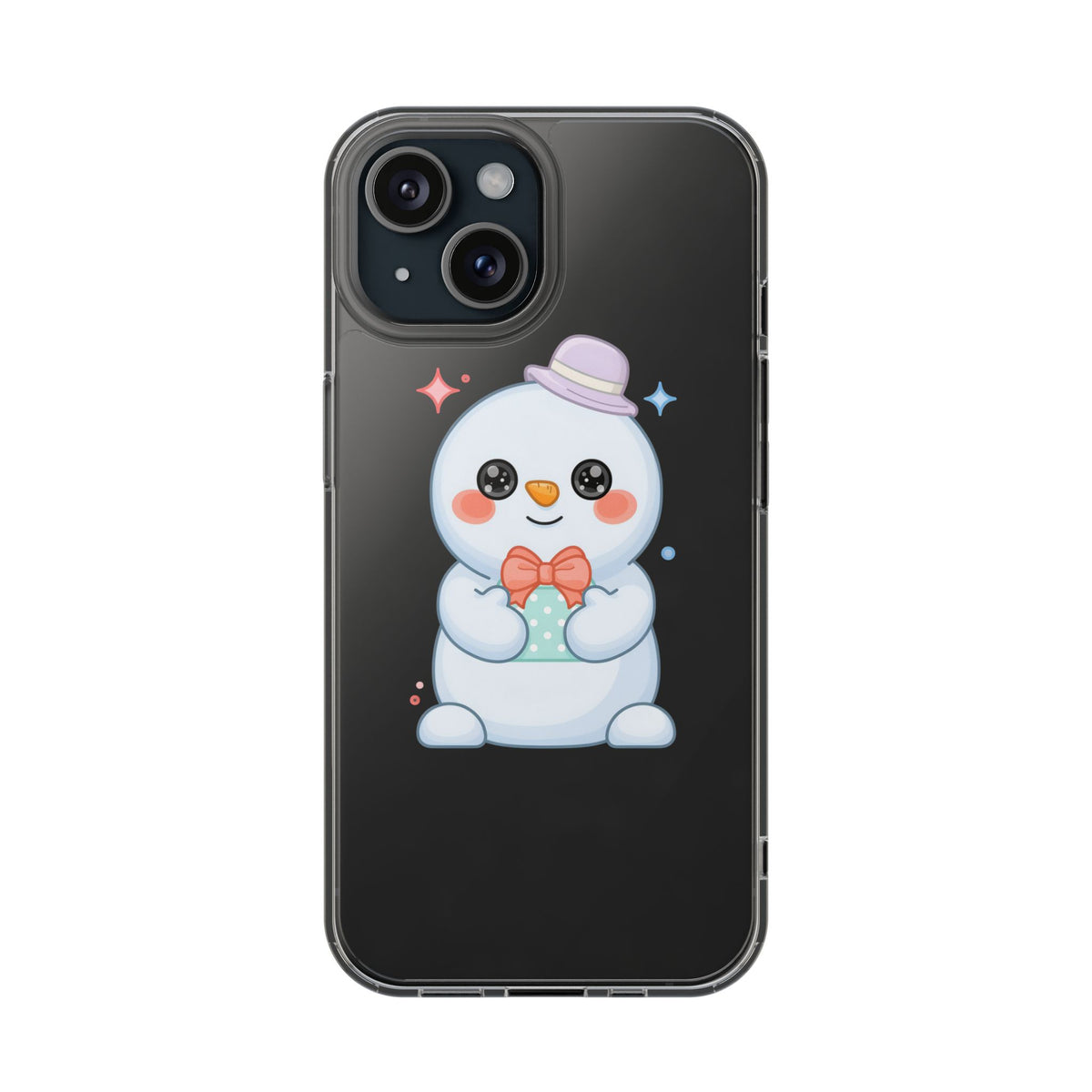 Kawaii Snowman Phone Case for Cheerful Winter Days