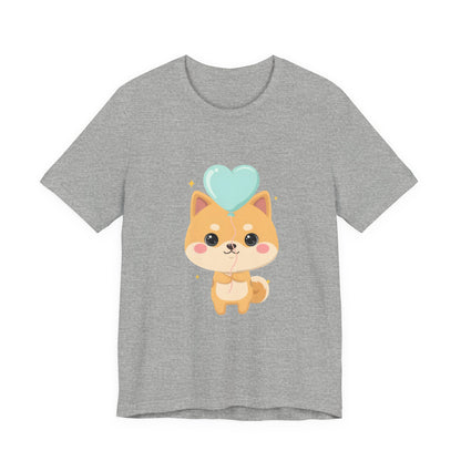 Kawaii Shiba Inu T-Shirt, Cute Balloon Dog Gift