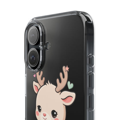 Kawaii Reindeer Phone Case for Cozy Holiday Cheer
