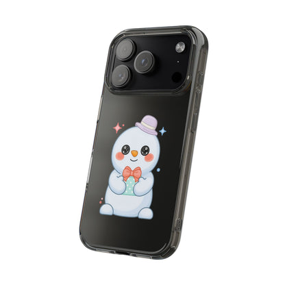 Kawaii Snowman Phone Case for Cheerful Winter Days