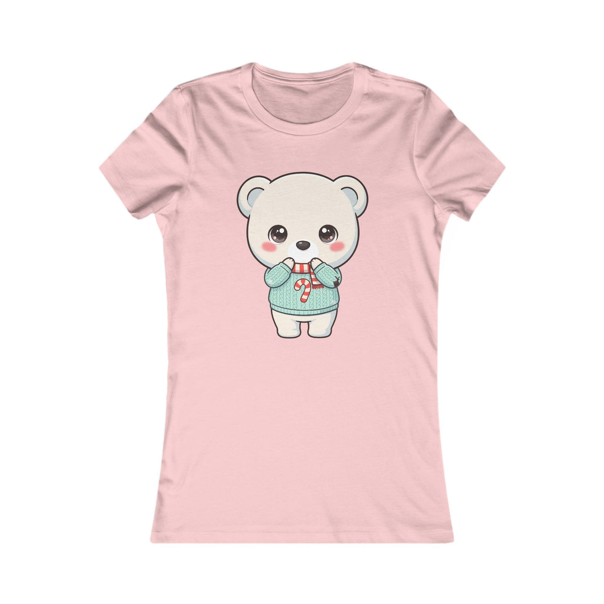 Kawaii Christmas Polar Bear Women's Tee