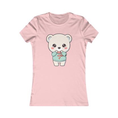 Kawaii Christmas Polar Bear Women's Tee
