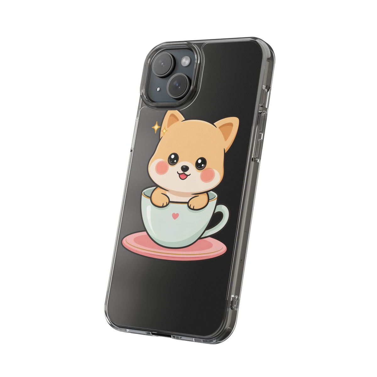 Kawaii Shiba Inu Phone Case – Cute Puppy in a Teacup