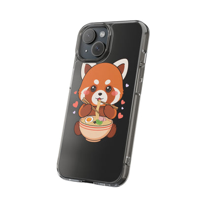 Red Panda Ramen Phone Case – Kawaii Food Lover Gift