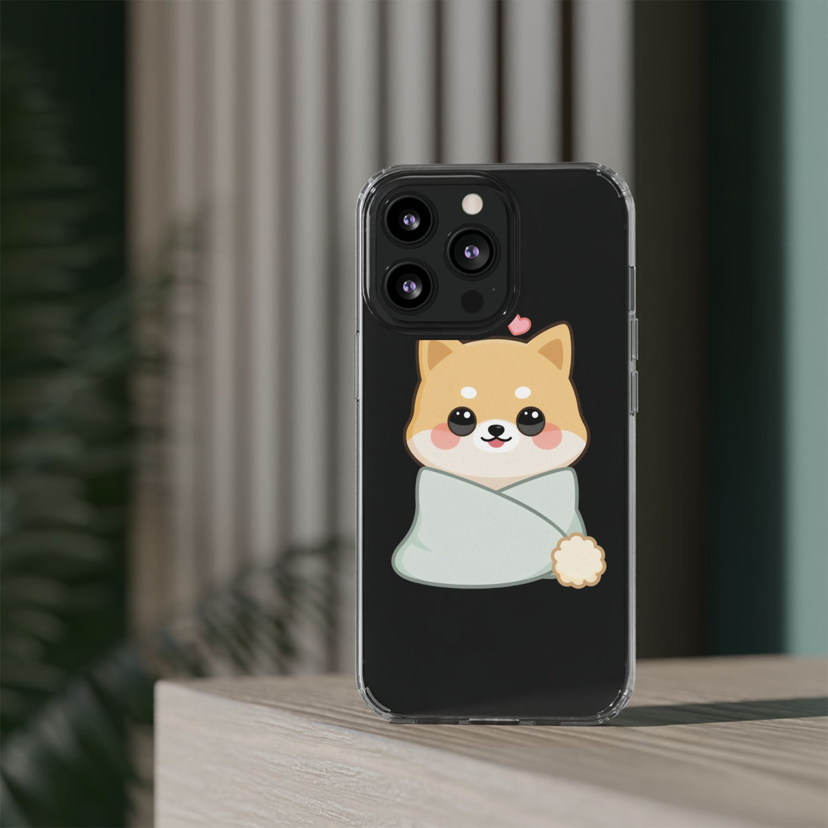 Kawaii Shiba Inu Phone Case, Cozy Valentine Gift