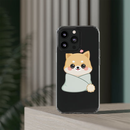 Kawaii Shiba Inu Phone Case, Cozy Valentine Gift