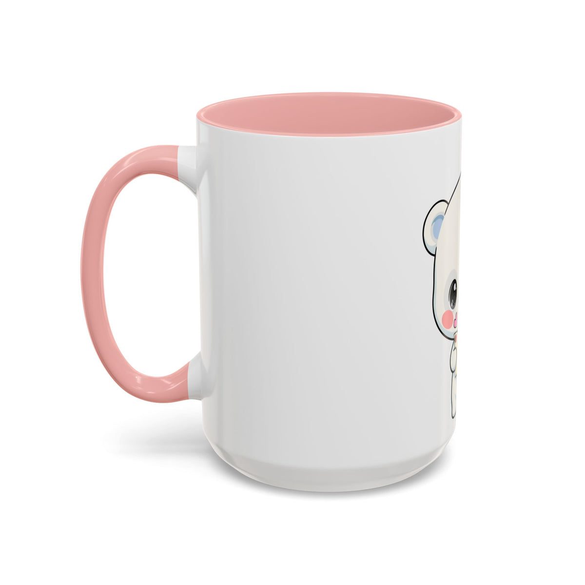 Kawaii Polar Bear Christmas Mug – Santa Letter Accent Mug