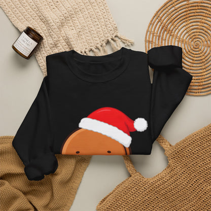 Christmas Gingerbread Sweatshirt, Cute Kawaii Holiday Crewneck