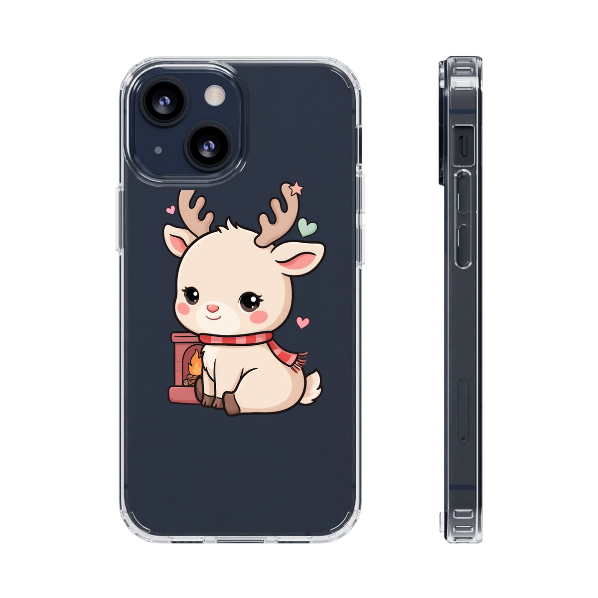 Kawaii Reindeer Phone Case for Cozy Holiday Cheer