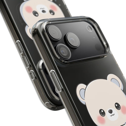 Kawaii Polar Bear Phone Case with Fairy Lights