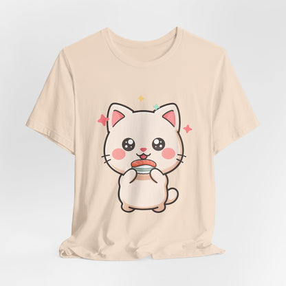 Kawaii Sushi Cat T-Shirt for Cat and Sushi Lovers