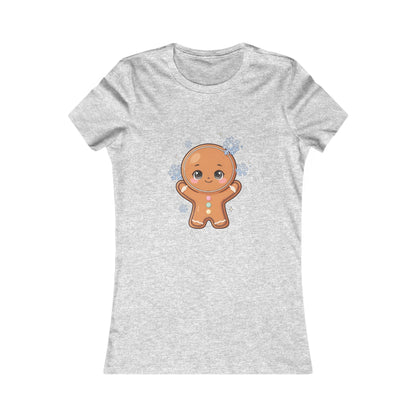 Kawaii Gingerbread T-Shirt for Cozy Winter Outings