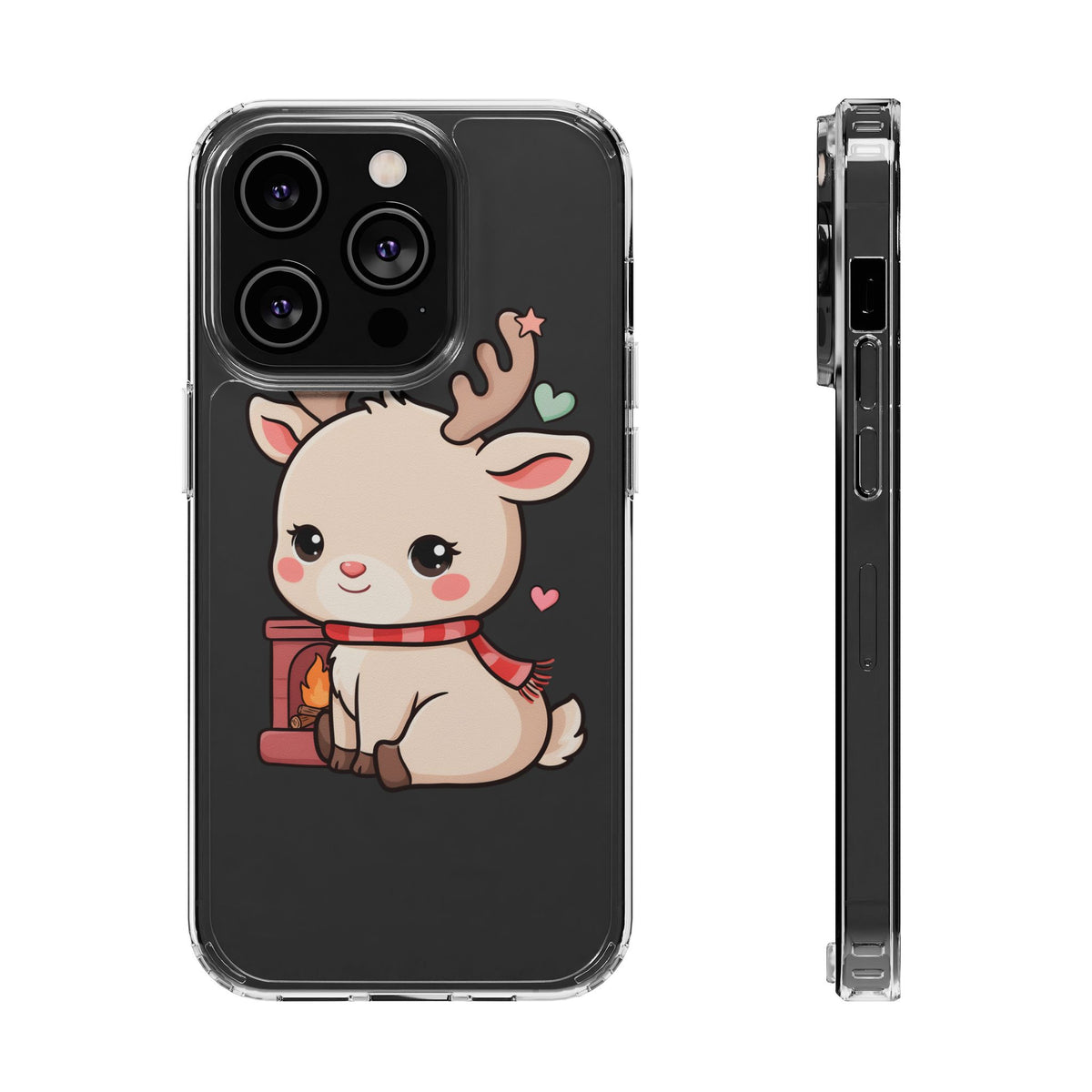 Kawaii Reindeer Phone Case for Cozy Holiday Cheer