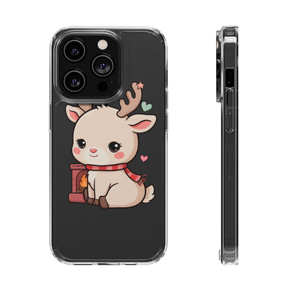 Kawaii Reindeer Phone Case for Cozy Holiday Cheer