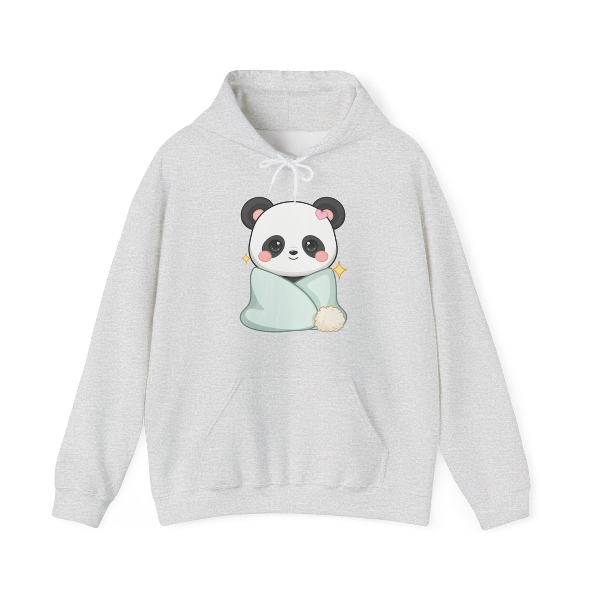 Kawaii Panda Hoodie, Cozy Chibi Animal Sweatshirt