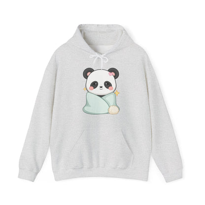 Kawaii Panda Hoodie, Cozy Chibi Animal Sweatshirt