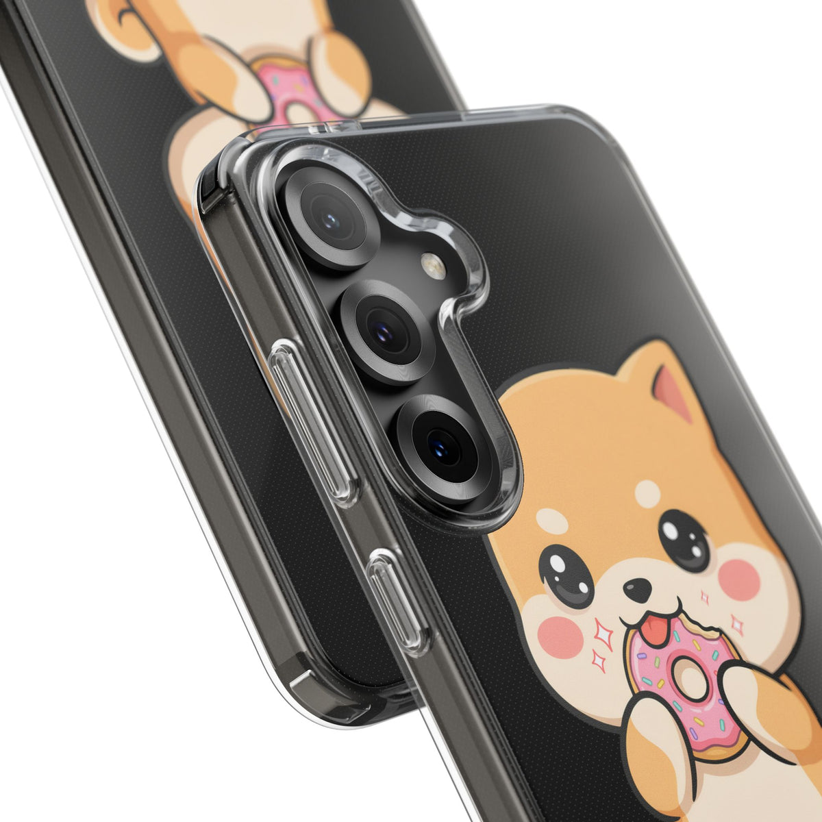 Kawaii Shiba Inu Phone Case with Donut