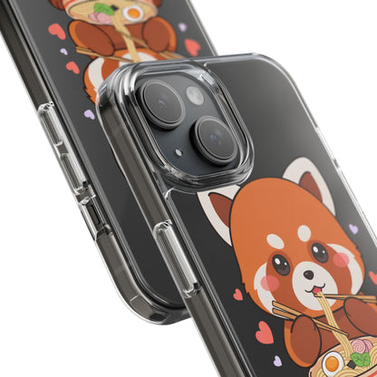 Red Panda Ramen Phone Case – Kawaii Food Lover Gift