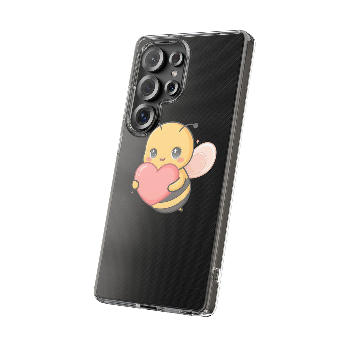 Kawaii Bee Clear Impact-Resistant Phone Case