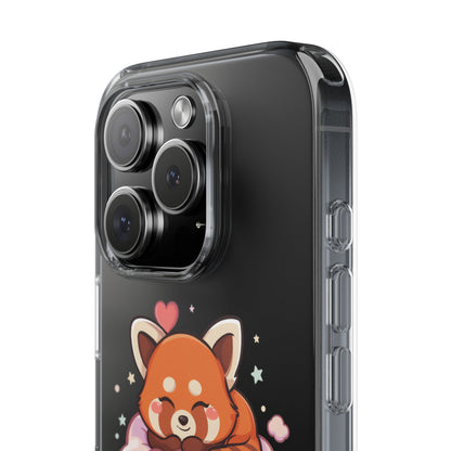 Cute Red Panda Phone Case, Dreamy Kawaii Cloud Art