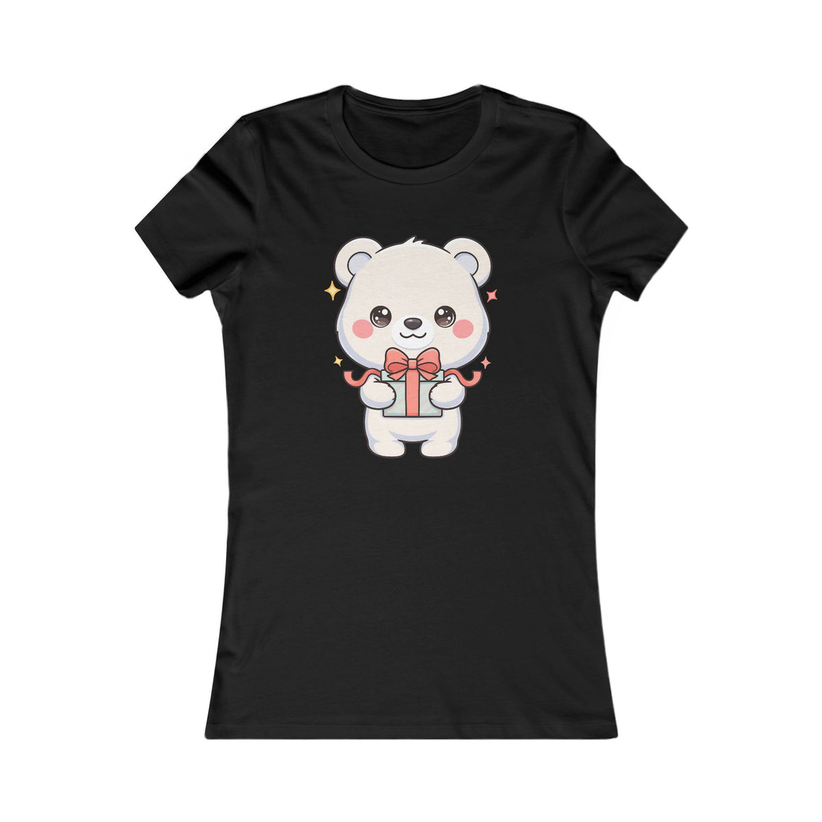 Kawaii Polar Bear Gift T-Shirt for Cute Winter Style