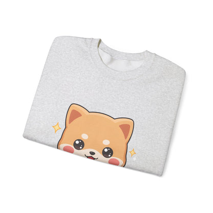 Kawaii Gamer Shiba Inu Sweatshirt for Cozy Gaming Days