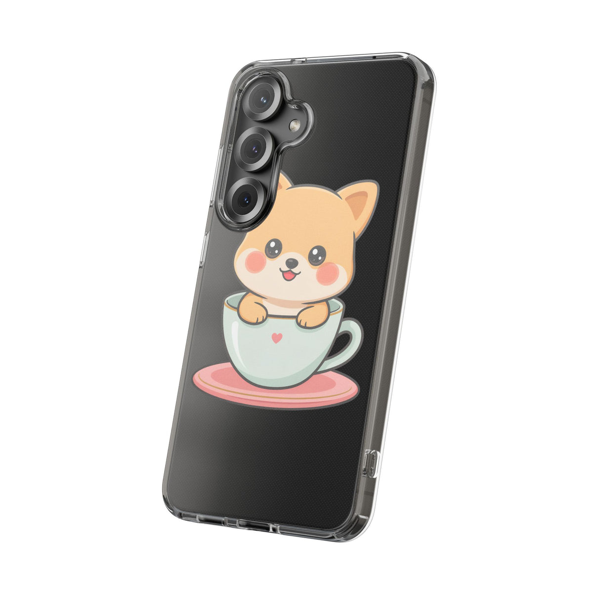Kawaii Shiba Inu Phone Case – Cute Puppy in a Teacup