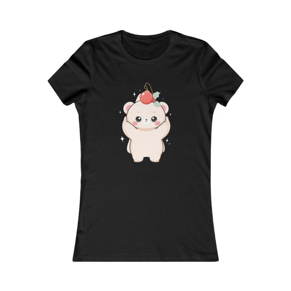 Kawaii Christmas Polar Bear Women's Tee