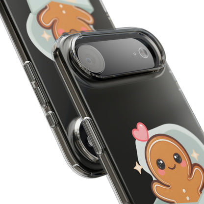 Gingerbread Man Phone Case – Kawaii Holiday Gift