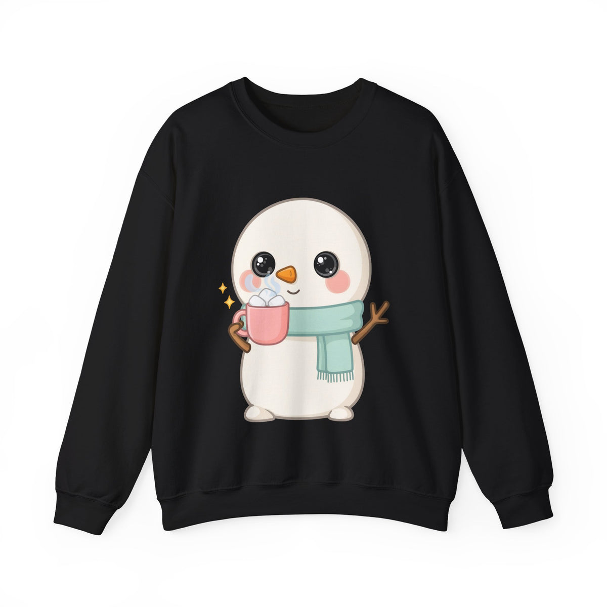 Kawaii Snowman Sweatshirt for Cozy Winter Days