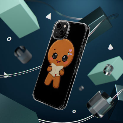 Gingerbread Man Phone Case, Cute Christmas Letter Reader