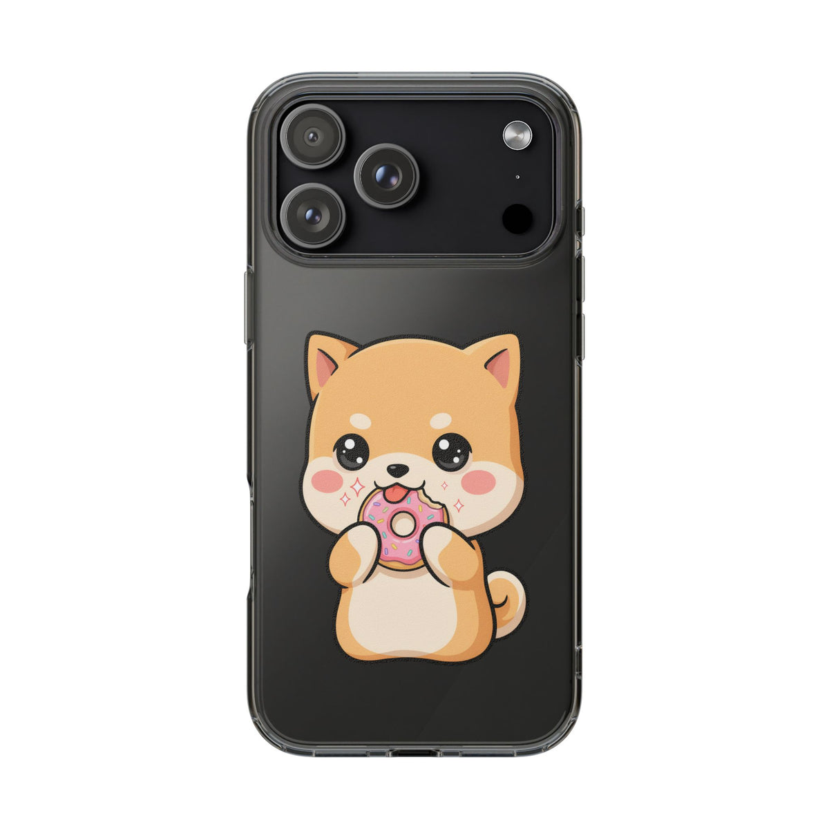 Kawaii Shiba Inu Phone Case with Donut