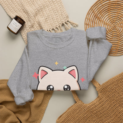 Kawaii Cat Sushi Sweatshirt for Cute Cat Lovers