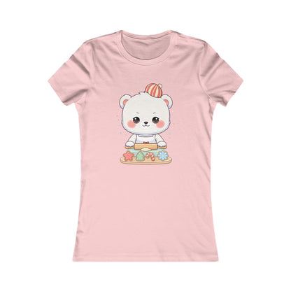 Christmas Polar Bear Tee for Kawaii Holiday Fans