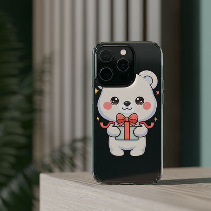 Kawaii Polar Bear Gift Phone Case for Holiday Gifting