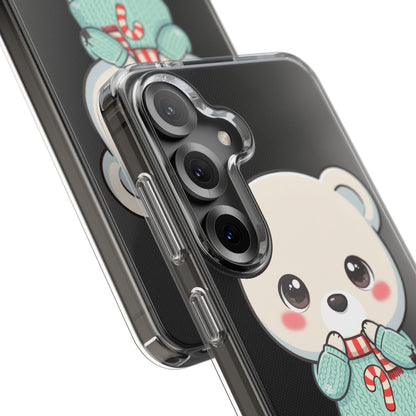Kawaii Christmas Bear Phone Case for Holiday Season
