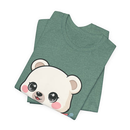 Kawaii Ice Skating Polar Bear Tee for Winter Gift Giving
