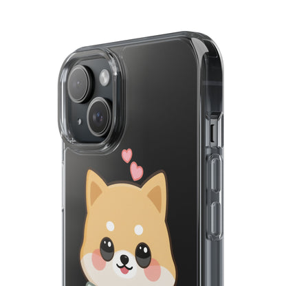 Kawaii Shiba Inu Phone Case, Cozy Valentine Gift