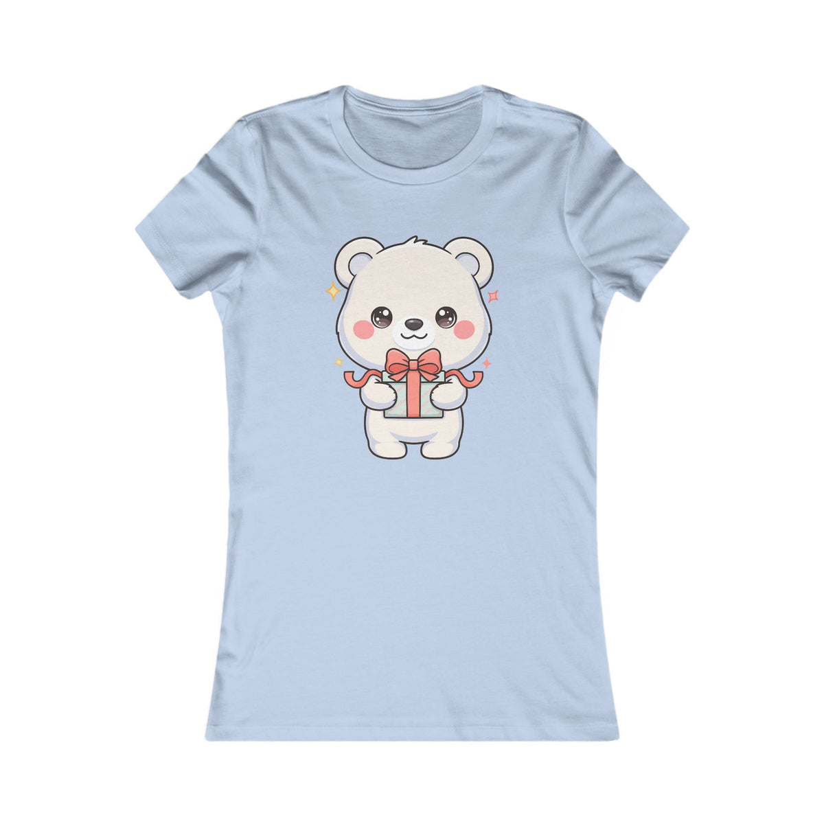 Kawaii Polar Bear Gift T-Shirt for Cute Winter Style