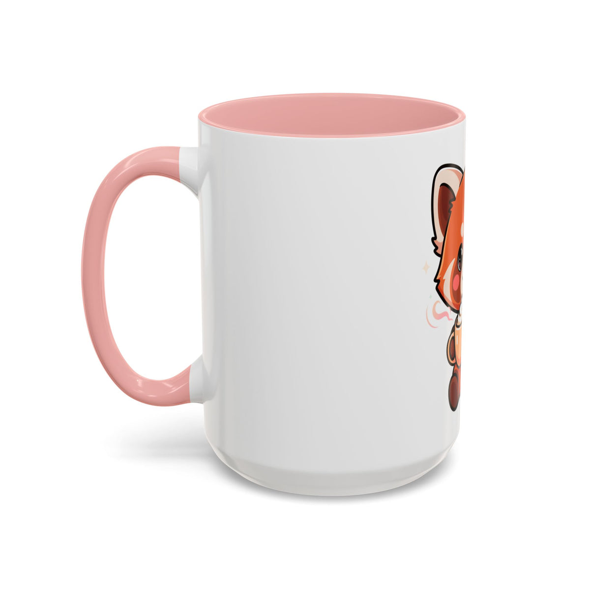 Red Panda Coffee Mug, Cute Latte Lover Accent Mug